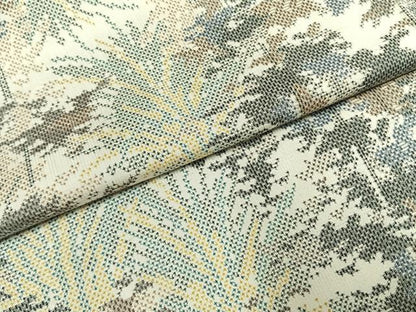 平和屋着物●本場大島紬　白大島　一元7マルキ　草葉文　正絹　逸品　未使用　AABI1942fy