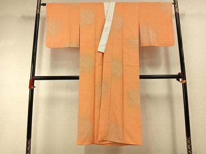 平和屋着物●長襦袢　袷　あられ文様　正絹　逸品　AABI1956fy