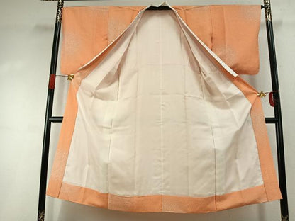 平和屋着物●長襦袢　袷　あられ文様　正絹　逸品　AABI1956fy