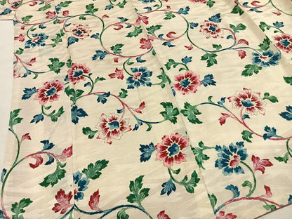 平和屋着物●上質な小紋　花唐草文　正絹　逸品　AABI1957fy