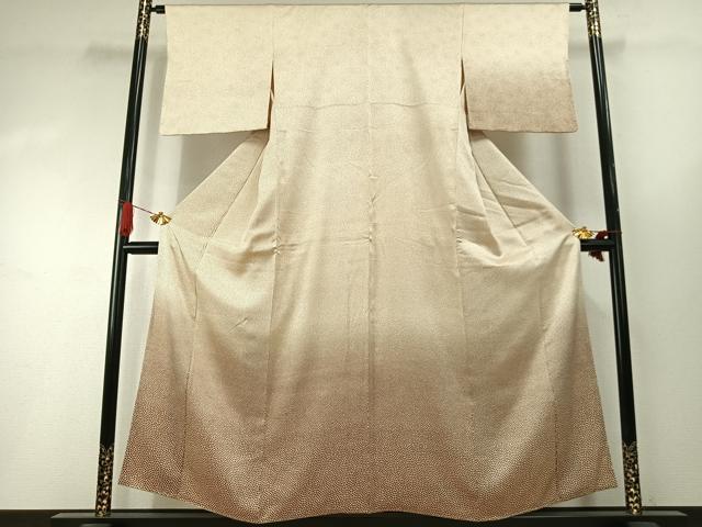 平和屋着物●二代目 川村久太郎　訪問着　大小あられ　正絹　逸品　AABI1974fy