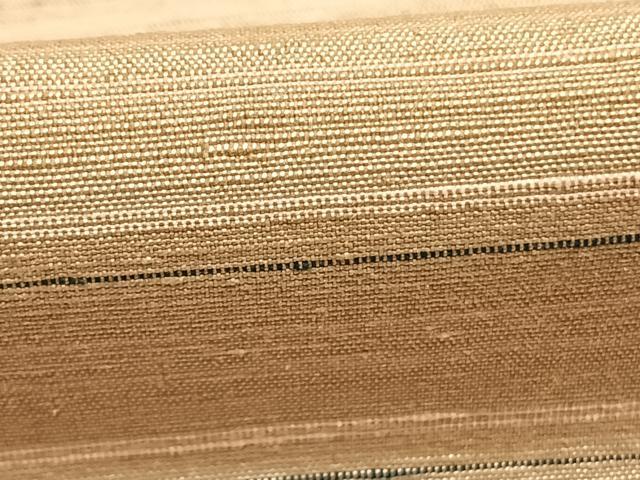 平和屋着物●上質な紬　横縞　正絹　逸品　AABI1981fy