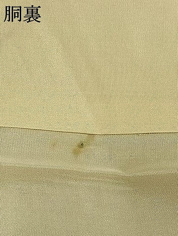 平和屋着物●白鷹お召　蚊絣　正絹　逸品　AABI1987fy