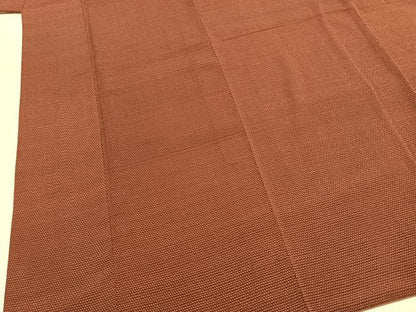 平和屋着物●白鷹お召　蚊絣　正絹　逸品　AABI1987fy