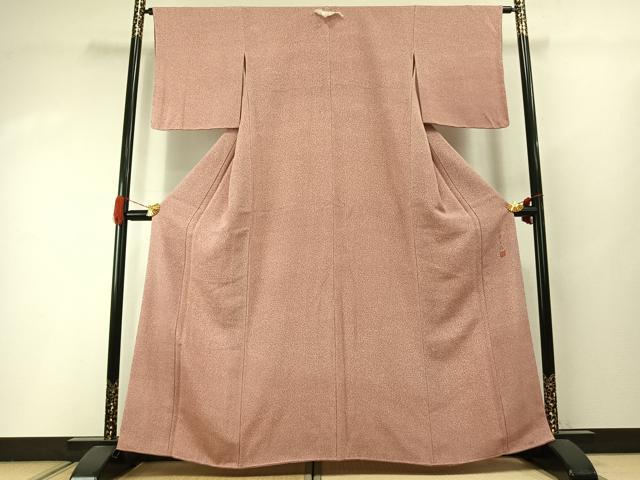 平和屋着物●東京友禅　熊谷好博子　小紋　霞文　正絹　逸品　未使用　AABI1997fy