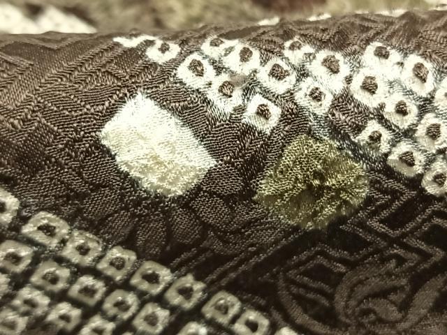 平和屋着物●訪問着　総絞り　幾何学文様　暈し染め　やまと誂製　正絹　逸品　AABI2008fy