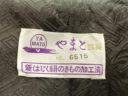 平和屋着物●訪問着　総絞り　幾何学文様　暈し染め　やまと誂製　正絹　逸品　AABI2008fy