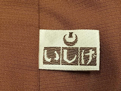 平和屋着物●本場大島紬　霞文　正絹　逸品　未使用　AABI2011fy
