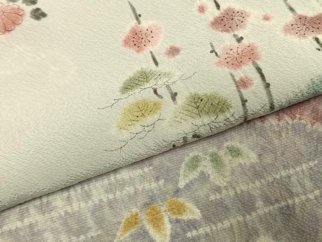 平和屋着物●十日町　名門　滝泰謹製　訪問着　絞り　松竹梅　正絹　逸品　AABI2016fy