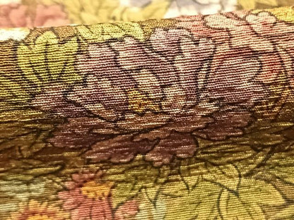 平和屋着物●友禅師・京の名工・伝統工芸士・樽本伊勢蔵　小紋　手描き　花鳥文　丹後ちりめん　反端付き　正絹　逸品　未使用　AABI2020fy