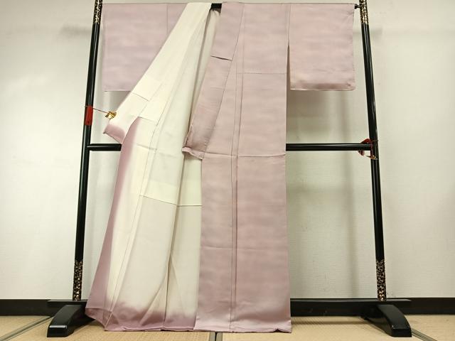 平和屋着物●上質な小紋　霞文　暈し染め　正絹　逸品　未使用　AABI2021fy