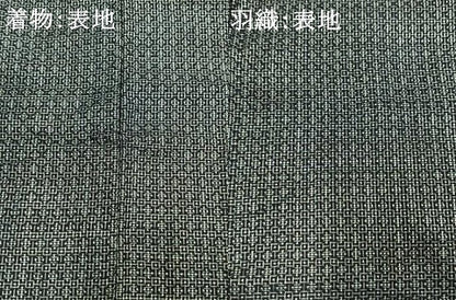 平和屋着物●男性 男柄の最高峰 西郷柄 西郷絣 本場大島紬 アンサンブル 浦上新西郷 正絹 逸品 AABI2028fy