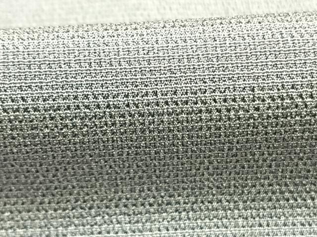 平和屋着物●本塩沢　薄雲鼠色　正絹　逸品　AABI2030fy
