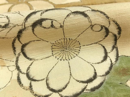 平和屋着物●訪問着　紬地　辻が花　正絹　逸品　AABI2036fy