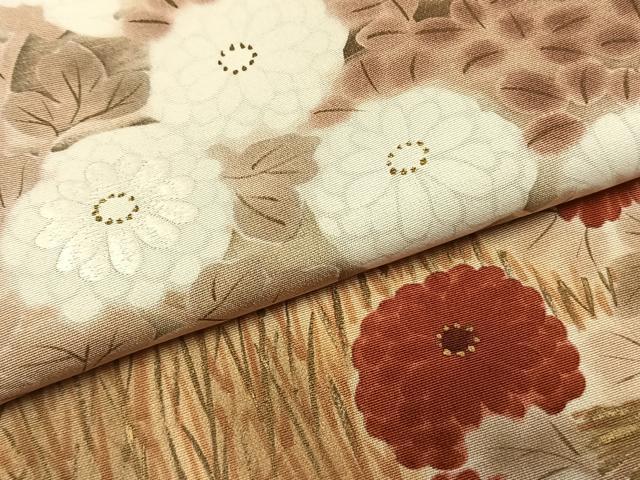 平和屋着物●豪華色留袖　刺繍　手描き　草花文　暈し染め　金糸　金彩　正絹　逸品　AABI2040fy