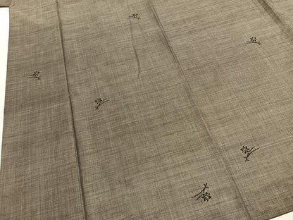 平和屋着物●本場大島紬　カタス9マルキ　楓　松葉　正絹　逸品　AABI2044fy