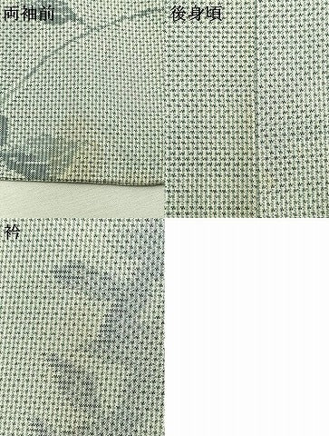 平和屋着物●都喜ヱ門　本場大島紬　白大島　一元7マルキ　総絣　南天文　藤絹織物謹製　正絹　逸品　AABI2055fy