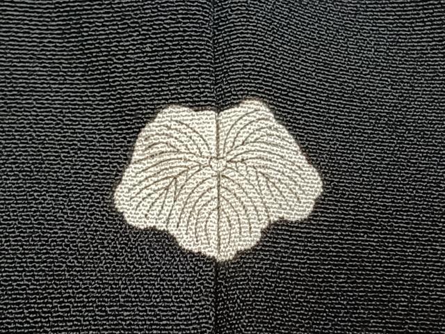 平和屋着物●豪華黒留袖　作家物　飾花文　正絹　逸品　未使用　AABI2056fy