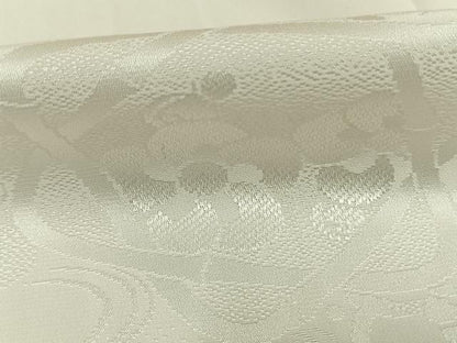 平和屋着物●長襦袢　無双仕立て　舞花地紋　正絹　逸品　AABI2059fy