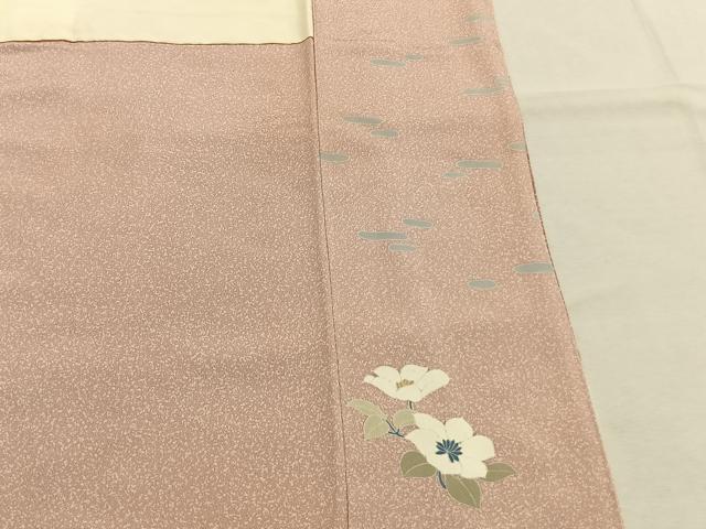 平和屋着物●訪問着　友禅　作家物　花鳥文　暈し染め　正絹　逸品　AABI2066fy