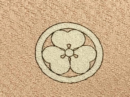 平和屋着物●上質な色無地　洗柿色　西武百貨店扱い　正絹　逸品　AABI2067fy