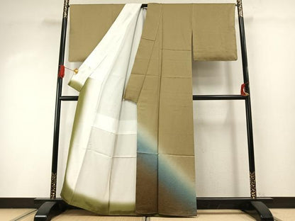平和屋着物●訪問着　作家物　霞文　暈し染め　正絹　逸品　未使用　AABI2069fy