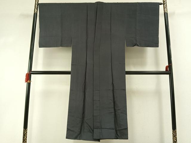 平和屋着物●男性　長襦袢　袷　藍墨茶色　正絹　逸品　AABI2070fy 平和屋着物○男性 長襦袢 袷 藍墨茶色 正絹 逸品 AABI2070fy