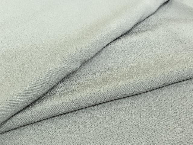 平和屋着物▽上質な色無地　単衣　暁鼠色　正絹　逸品　AABI2097jh