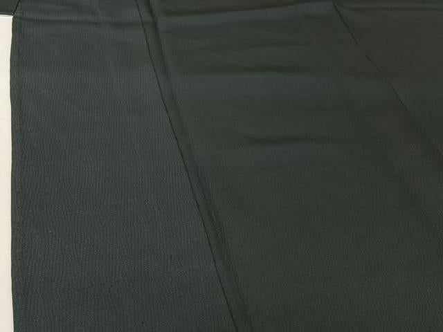 平和屋着物▽上質な色無地　単衣　百入茶色　正絹　逸品　AABI2099jh