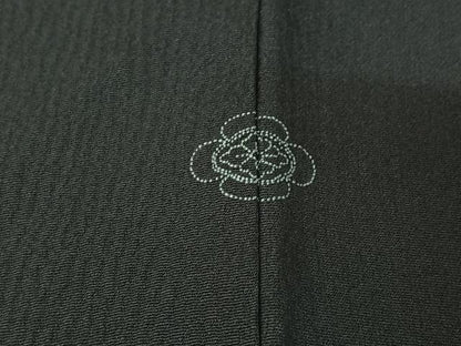 平和屋着物▽上質な色無地　単衣　百入茶色　正絹　逸品　AABI2099jh