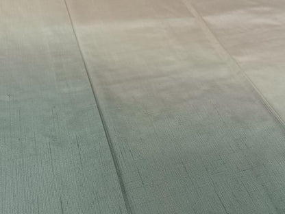 平和屋着物▽訪問着　単衣　紬地　霞文　暈し染め　正絹　逸品　AABI2110jh