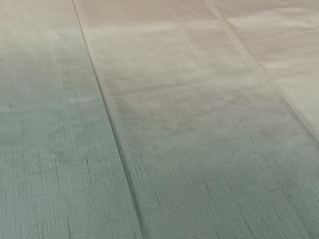 平和屋着物▽訪問着　単衣　紬地　霞文　暈し染め　正絹　逸品　AABI2110jh