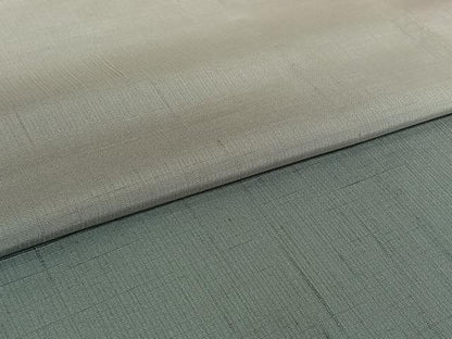平和屋着物▽訪問着　単衣　紬地　霞文　暈し染め　正絹　逸品　AABI2110jh