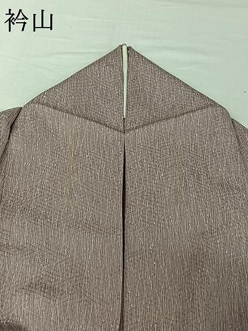 平和屋着物▽上質な小紋　単衣　霞文　正絹　逸品　AABI2116jh