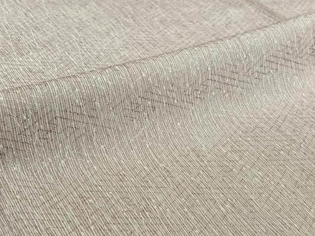 平和屋着物▽上質な小紋　単衣　霞文　正絹　逸品　AABI2116jh