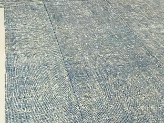 平和屋着物▽上質な小紋　単衣　霞文　正絹　逸品　AABI2134jh