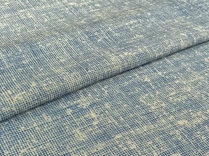 平和屋着物▽上質な小紋　単衣　霞文　正絹　逸品　AABI2134jh