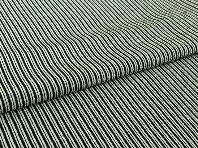 平和屋着物▽上質な小紋　単衣　縞　鬼しぼ縮緬　正絹　逸品　AABI2170jh
