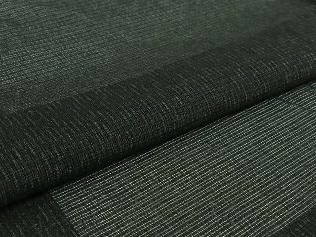 平和屋着物▽男性　羽織　スリーシーズン　春夏秋　塵除け　霞文　黒地　正絹　逸品　AABI2176jh