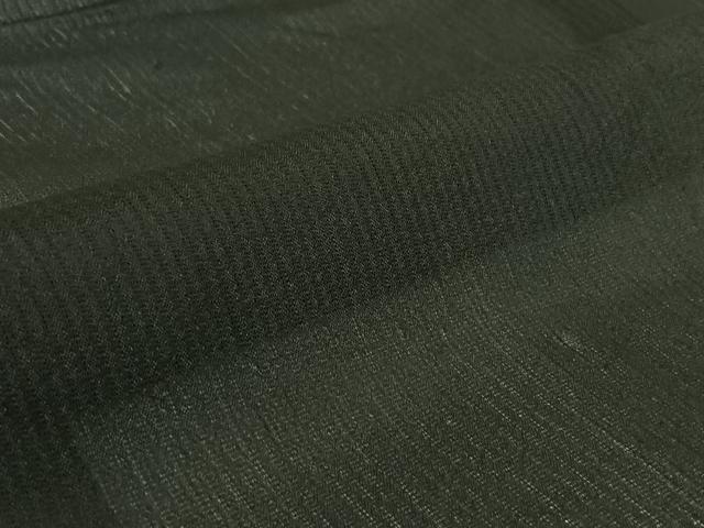 平和屋着物▽男性　羽織　スリーシーズン　春夏秋　塵除け　暗黒色　黒地　正絹　逸品　AABI2181jh