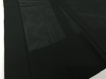 平和屋着物▽男性　羽織　スリーシーズン　春夏秋　塵除け　紗　暗黒色　黒地　正絹　逸品　AABI2185jh