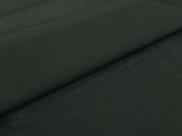 平和屋着物▽男性　羽織　スリーシーズン　春夏秋　塵除け　紗　暗黒色　黒地　正絹　逸品　AABI2185jh