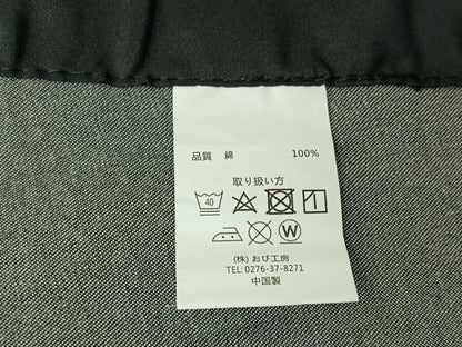 平和屋着物▽小紋　デニム着物　単衣　霞文　綿　逸品　AABI2194jh
