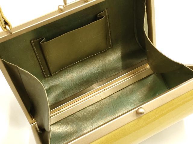 平和屋着物▼和装小物 和装バッグ ハンドバッグ 芝草文 金彩 逸品 AABI2202ay