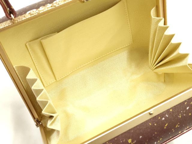 平和屋着物▼和装小物 和装バッグ ハンドバッグ 辻が花 金銀彩 逸品 AABI2209ay