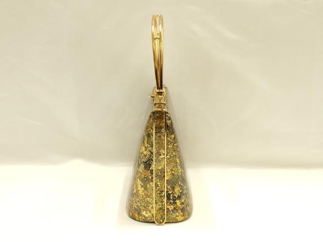平和屋着物▼和装小物　和装バッグ　ハンドバッグ　金銀彩　逸品　AABI2221ay