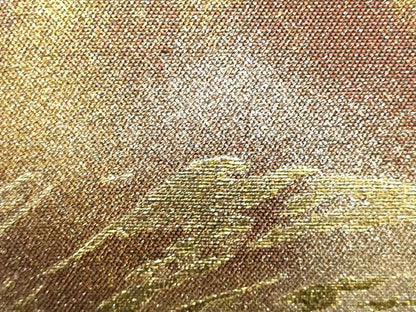 平和屋着物▼和装小物　和装バッグ　金鷲本舗 東京謹製 キンワシ印　ハンドバッグ　金銀糸　逸品　AABI2222ay