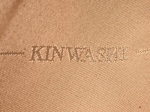 平和屋着物▼和装小物　和装バッグ　金鷲本舗 東京謹製 キンワシ印　ハンドバッグ　幾何学花文　金彩　逸品　AABI2223ay