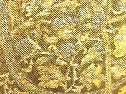 平和屋着物▼和装小物 和装バッグ ハンドバッグ 更紗花文 金糸 逸品 AABI2230ay