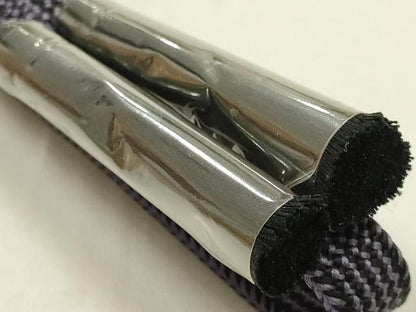 平和屋本店●和装小物　帯締め・帯揚げセット　キセル　型友禅　逸品　未使用　AABI2251ay